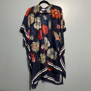 Floral swimsuit cover up